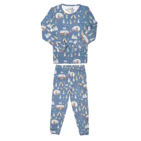 2pc Long Sleeve Pajama Set in Bridger by Copper Pearl