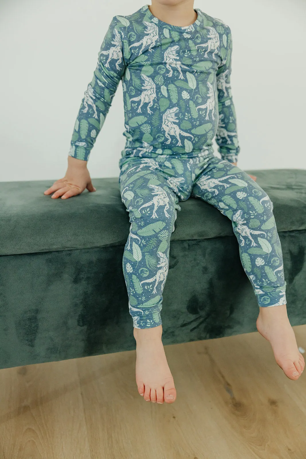 2pc Long Sleeve Pajama Set - Jurassic Park