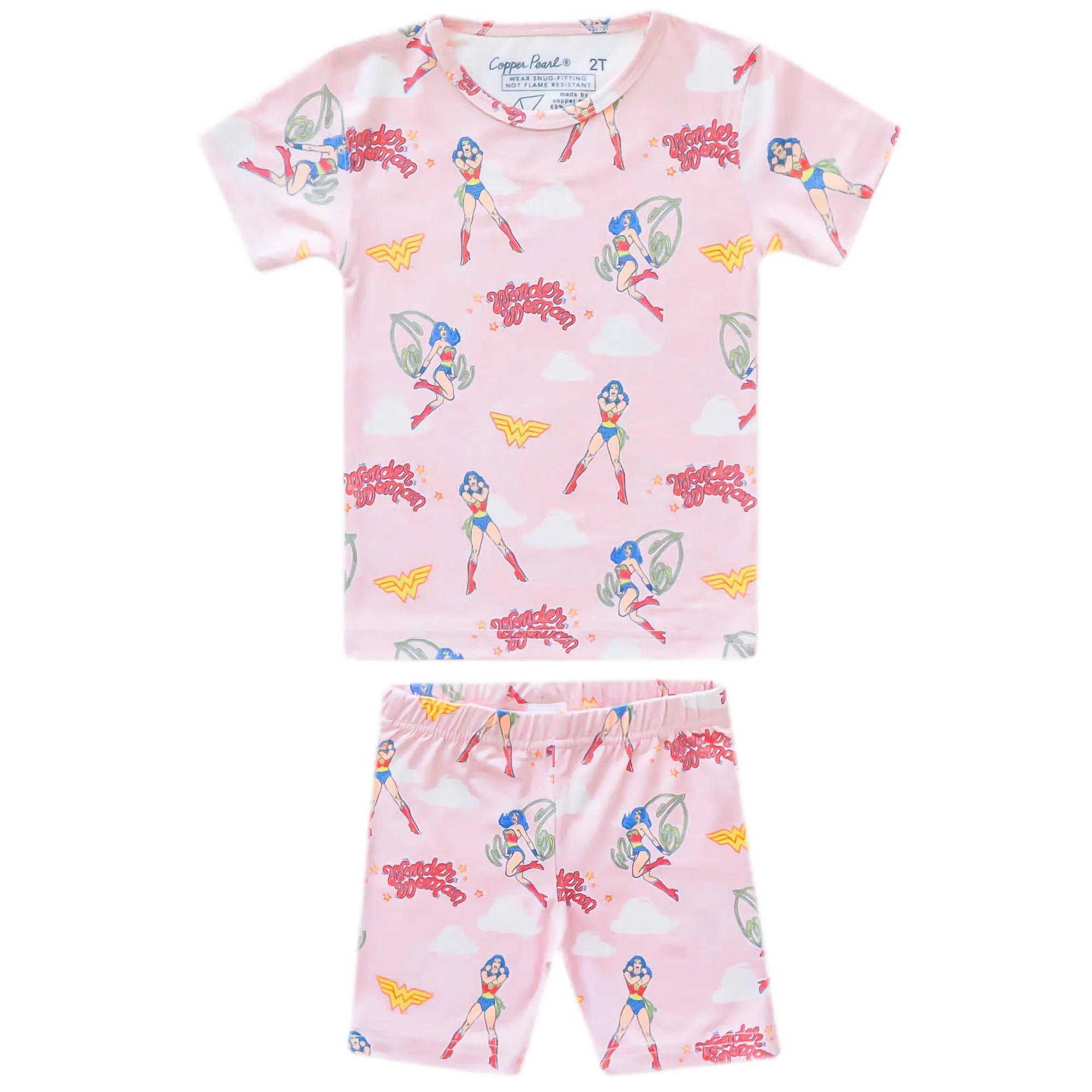 2pc Short Sleeve Pajama Set - Wonder Woman™
