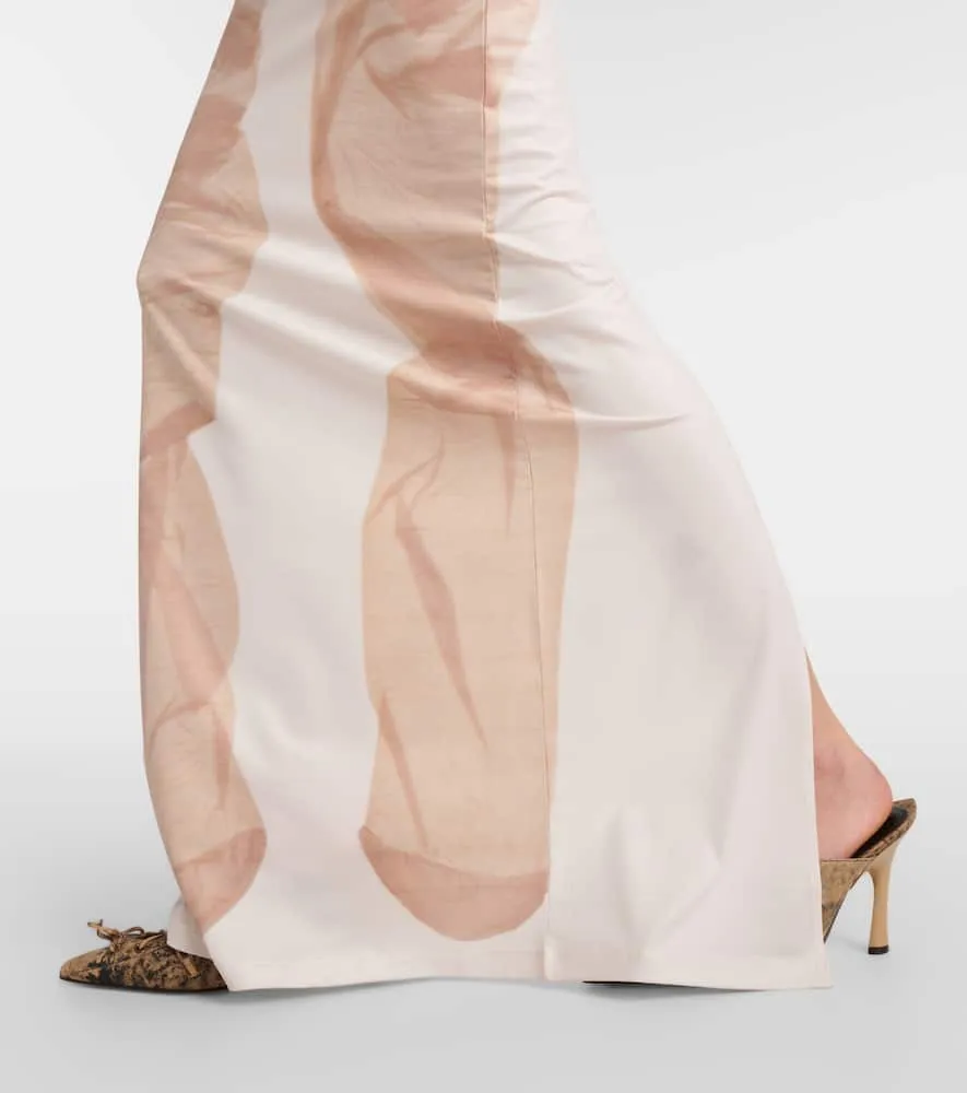 Acne Studios x Katerina Jebb printed maxi dress