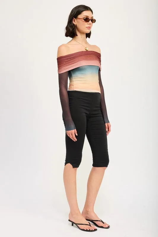 Adeline Off Shoulder Long Sleeve Top