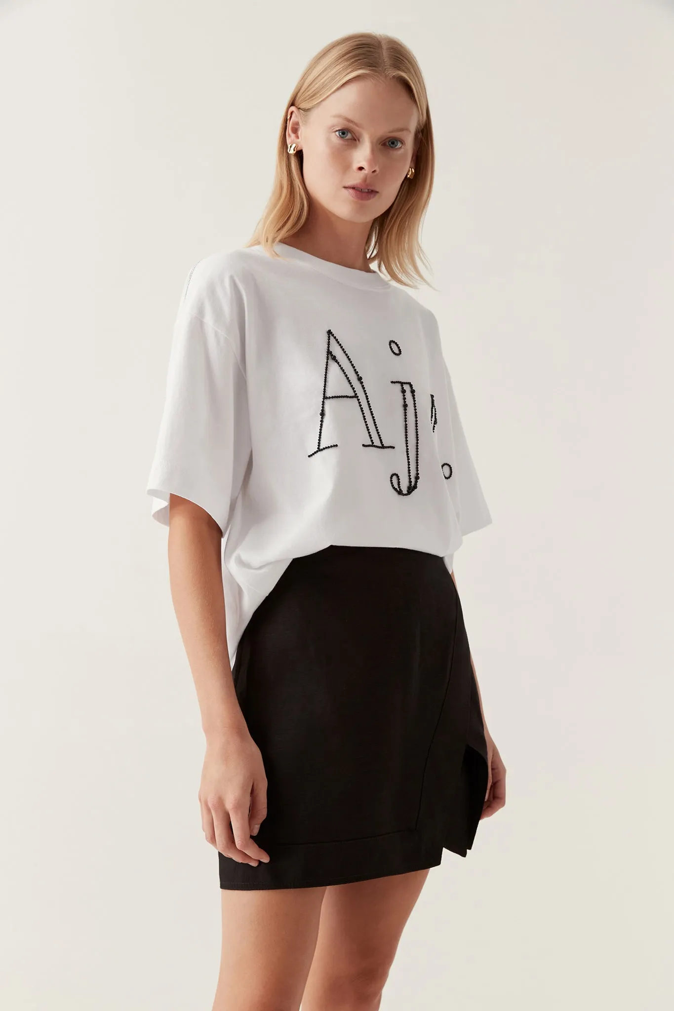 Amity Beaded Oversized Tee