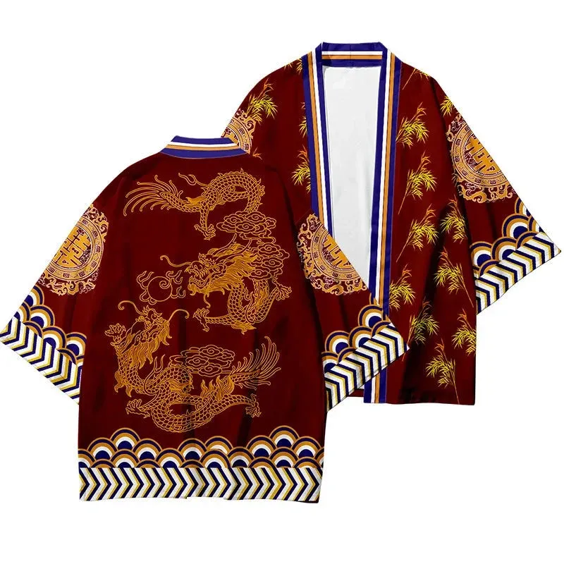 Assorted graphic kimonos G1