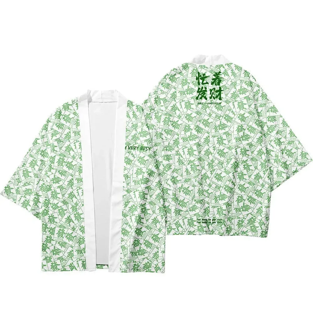 Assorted graphic kimonos G1