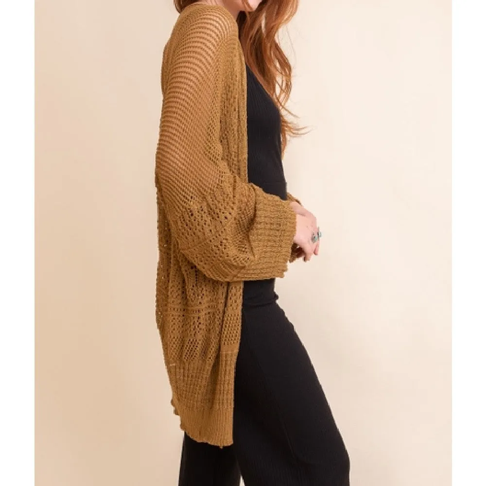 Aurora Boho Knit Cardigan