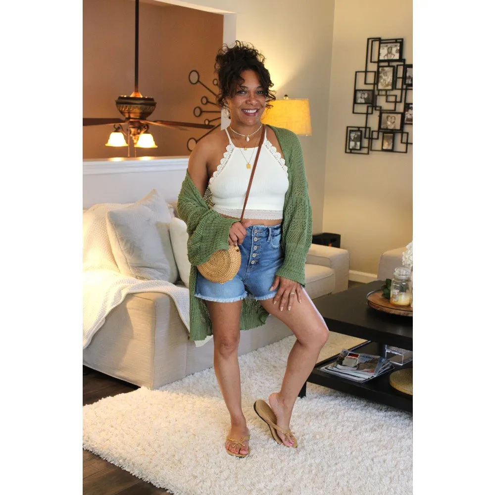 Aurora Boho Knit Cardigan