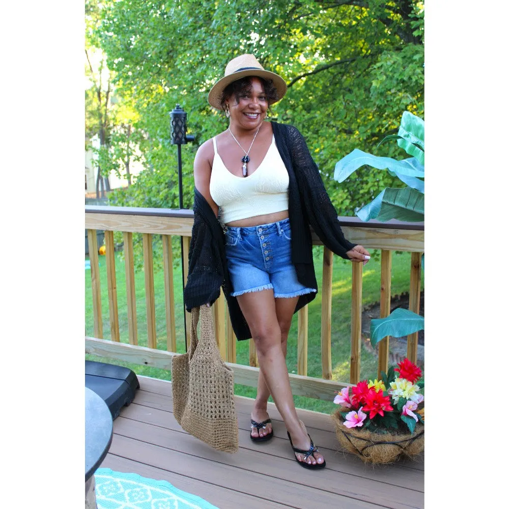 Aurora Boho Knit Cardigan