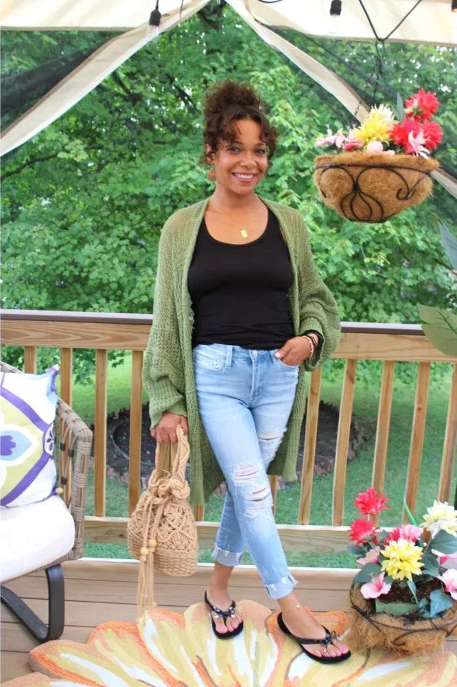 Aurora Boho Knit Cardigan
