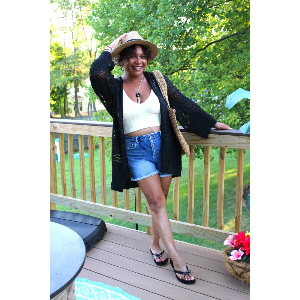 Aurora Boho Knit Cardigan