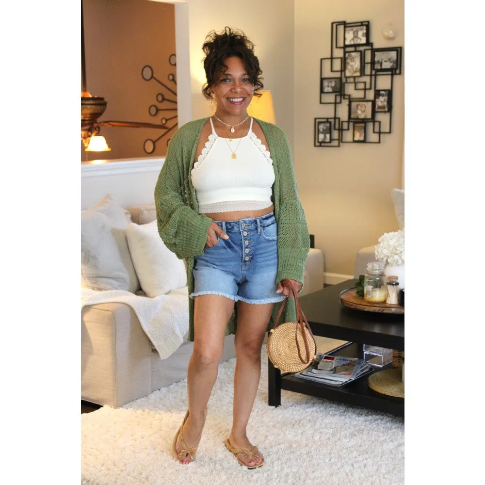 Aurora Boho Knit Cardigan