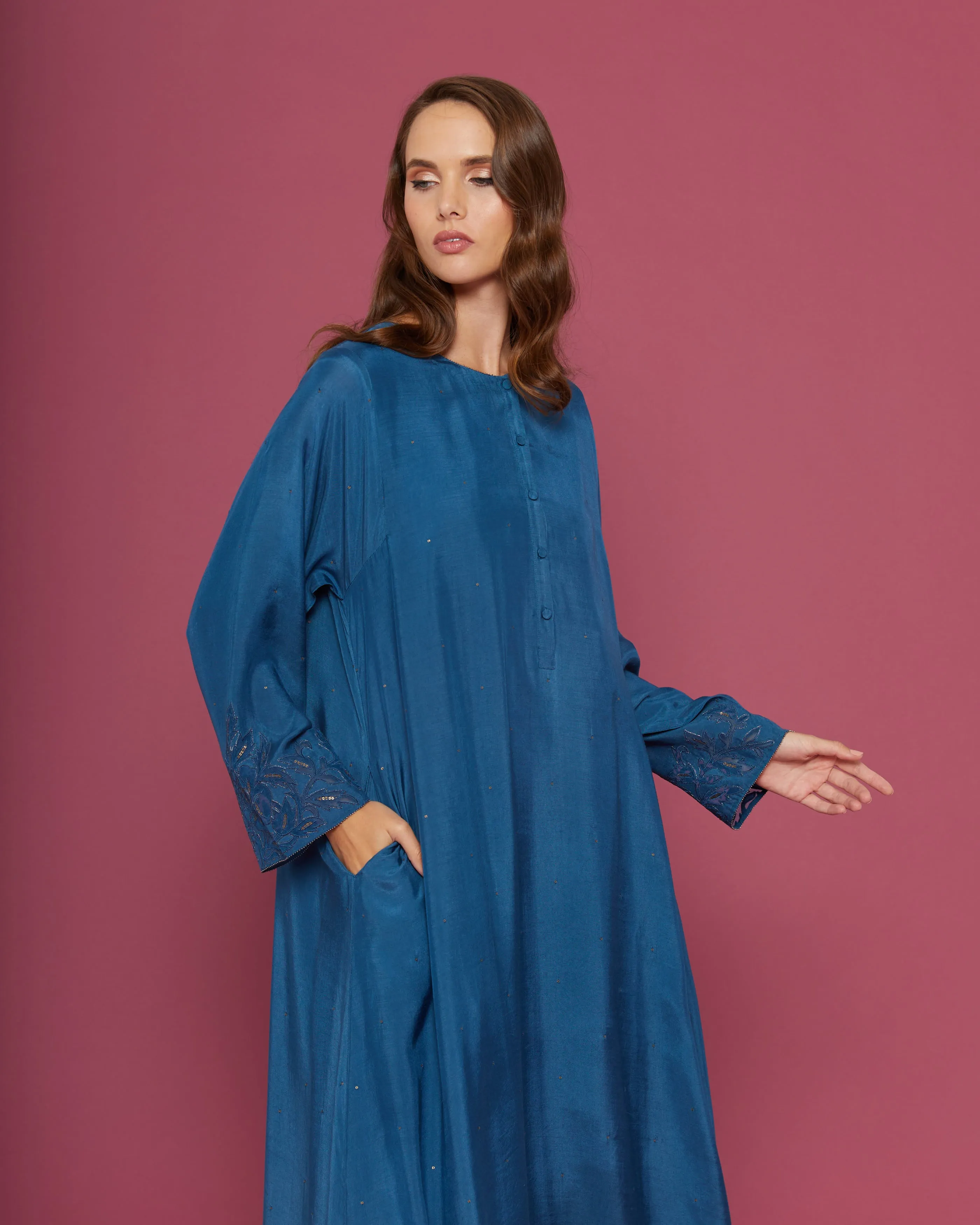 Bagh-E-Nilifur Kaftan