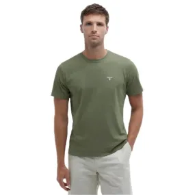 Barbour Men's Essential Sports T-shirt In Burnt Olive