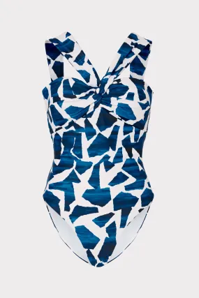 Betsy Ocean Puzzle Bandeau One Piece
