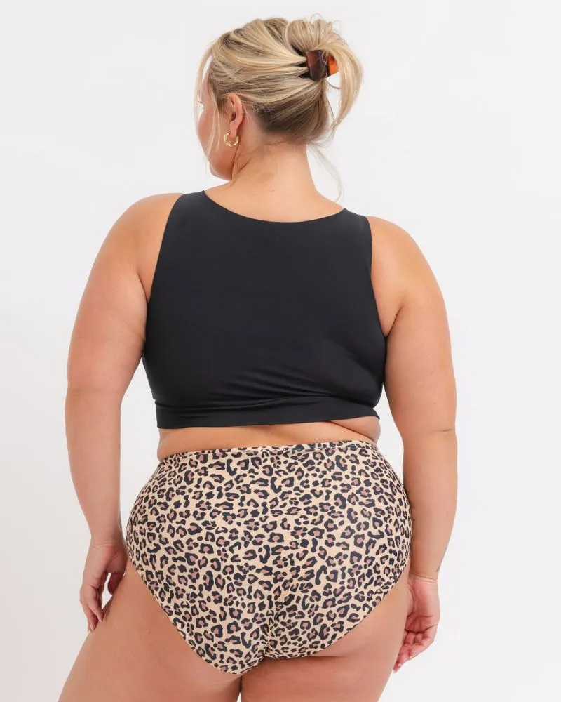 Black Knotted Crop Top