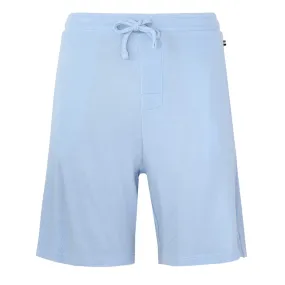 BOSS Rib Shorts Sweat Short in Sky Blue