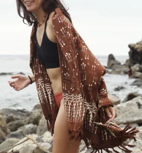Brown Batik Sarong - HIN KONG BAY
