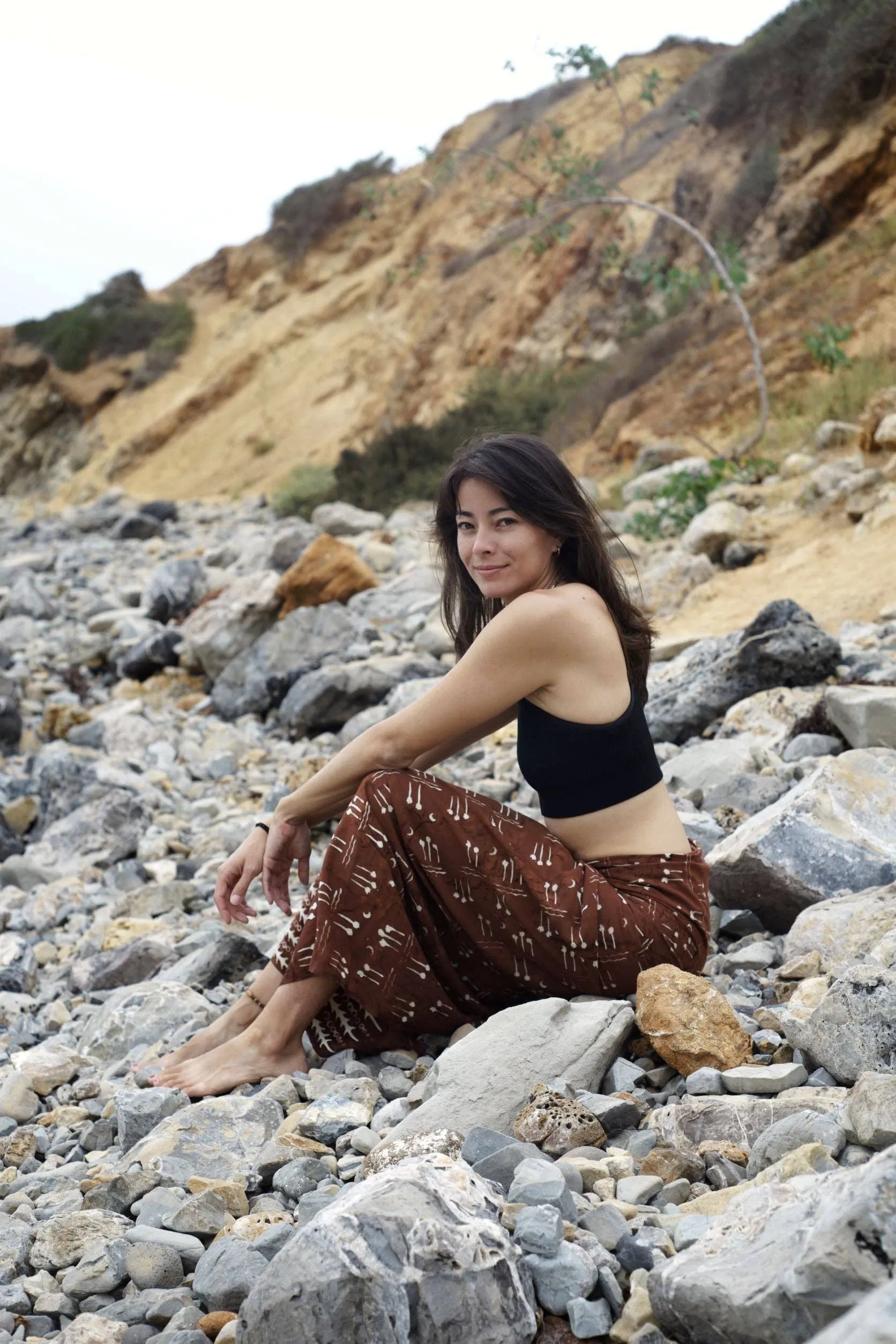 Brown Batik Sarong - HIN KONG BAY