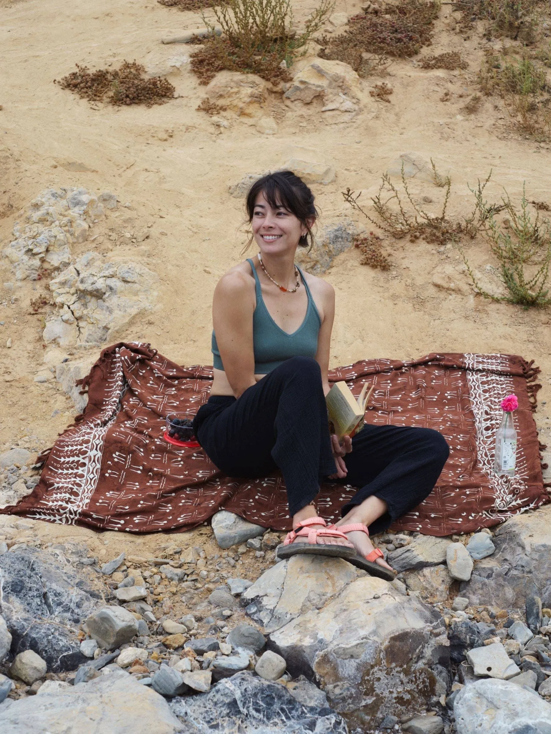 Brown Batik Sarong - HIN KONG BAY