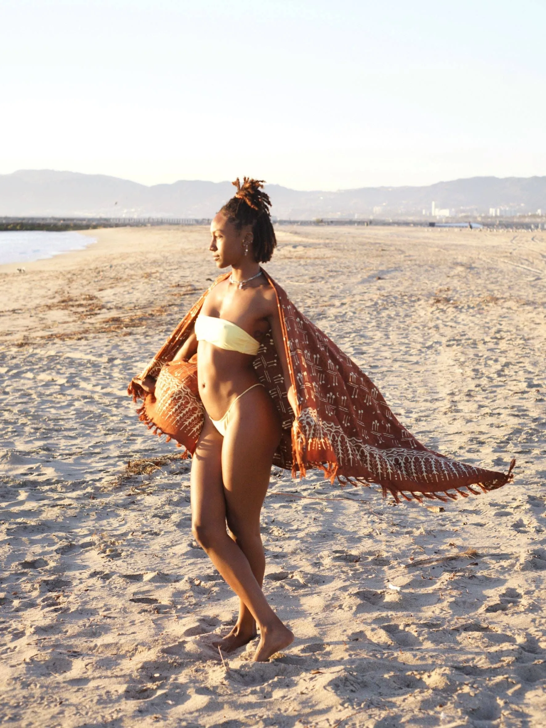 Brown Batik Sarong - HIN KONG BAY