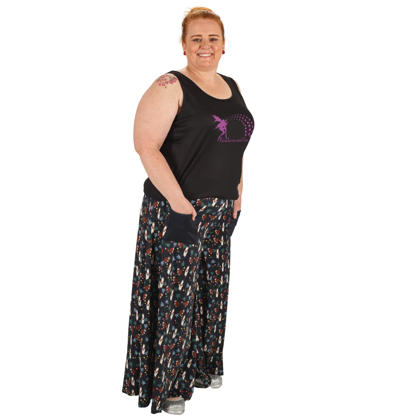 Burrow Wide Leg Pants With Pockets