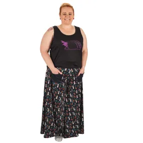 Burrow Wide Leg Pants With Pockets