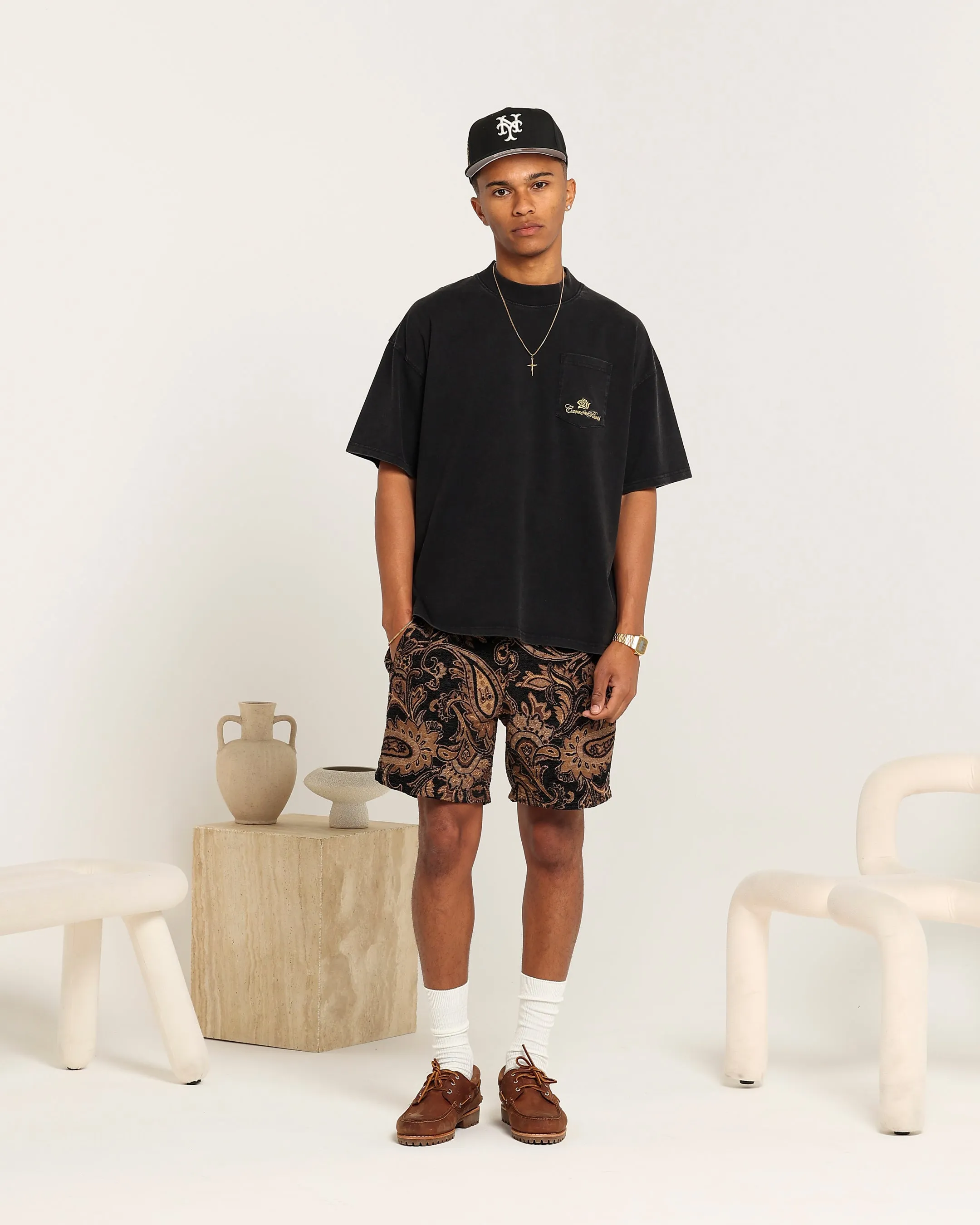 Carre Drakeo Shorts Brown/Black