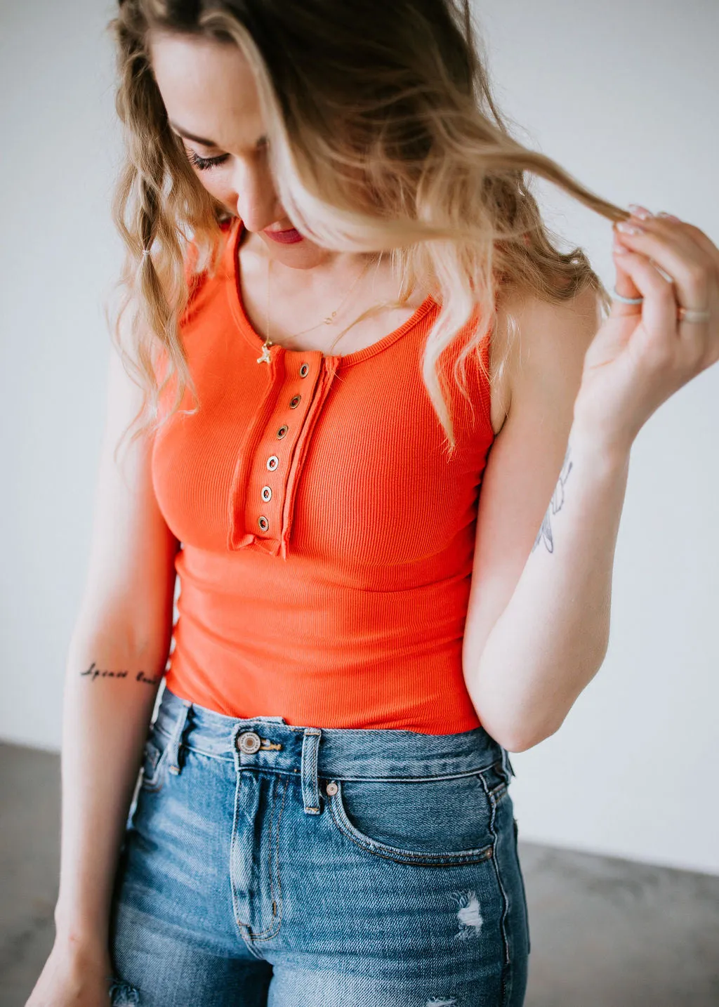 Casual Allure Ribbed Bodysuit
