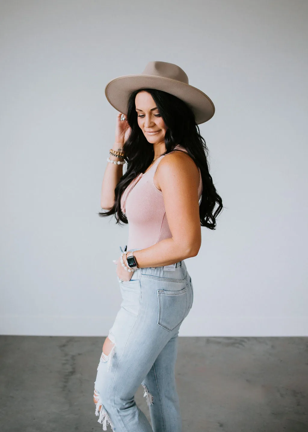 Casual Allure Ribbed Bodysuit