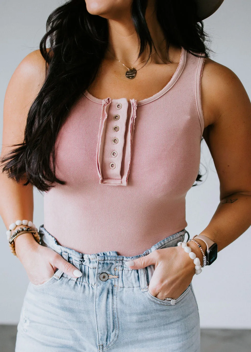 Casual Allure Ribbed Bodysuit