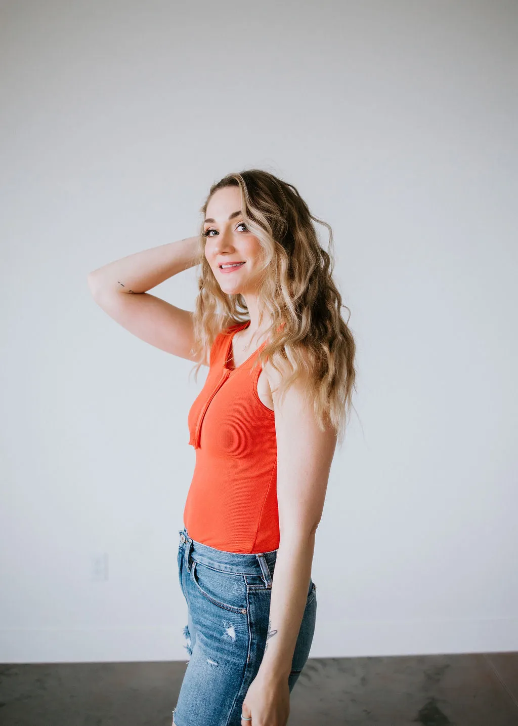Casual Allure Ribbed Bodysuit
