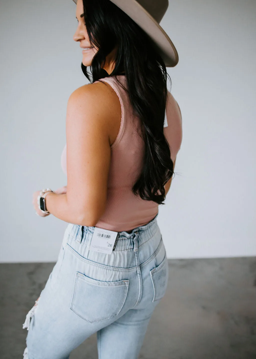 Casual Allure Ribbed Bodysuit