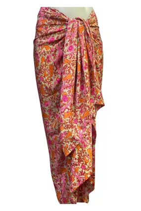 Cienna Design Sarong Lotus Pink Silk Cotton
