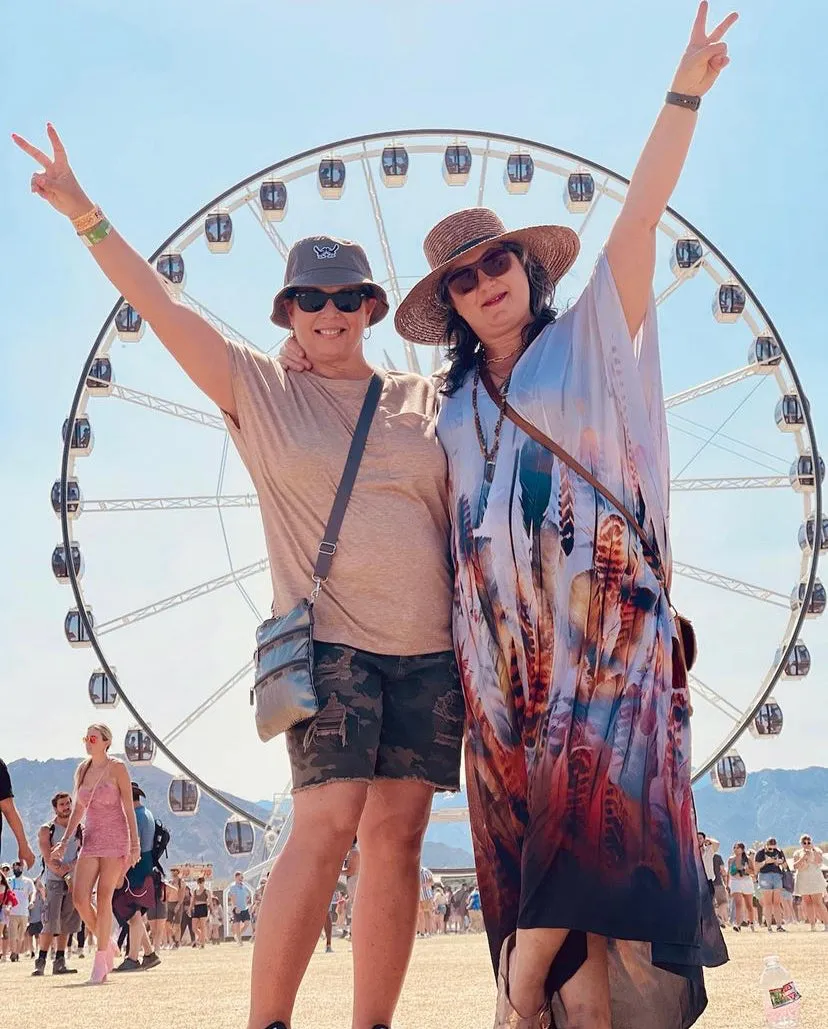 Coachella - Eiffel Maxi Poncho Kaftan