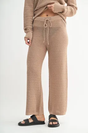 Crochet Wide Leg Pants