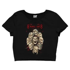 Crop Top - People Equal To Shit