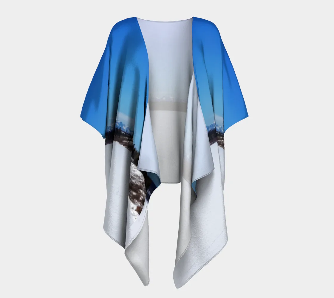 Draped Kimono - Glenmore Reservoir Winter