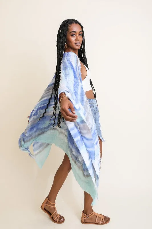 DS Ombre Dip Dye Kimono