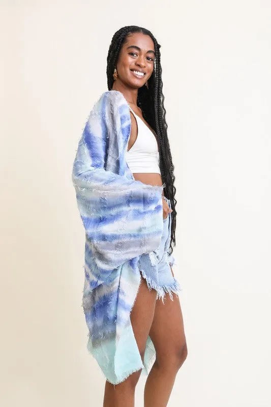 DS Ombre Dip Dye Kimono
