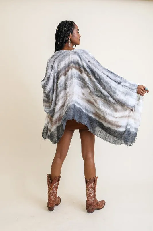 DS Ombre Dip Dye Kimono