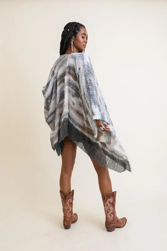 DS Ombre Dip Dye Kimono