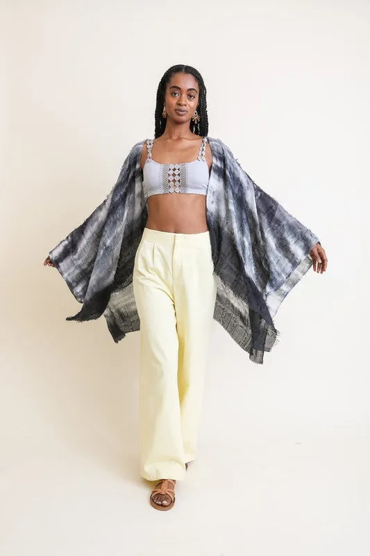 DS Ombre Dip Dye Kimono