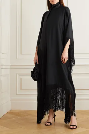Enchanted Fringe Kaftan (Black)