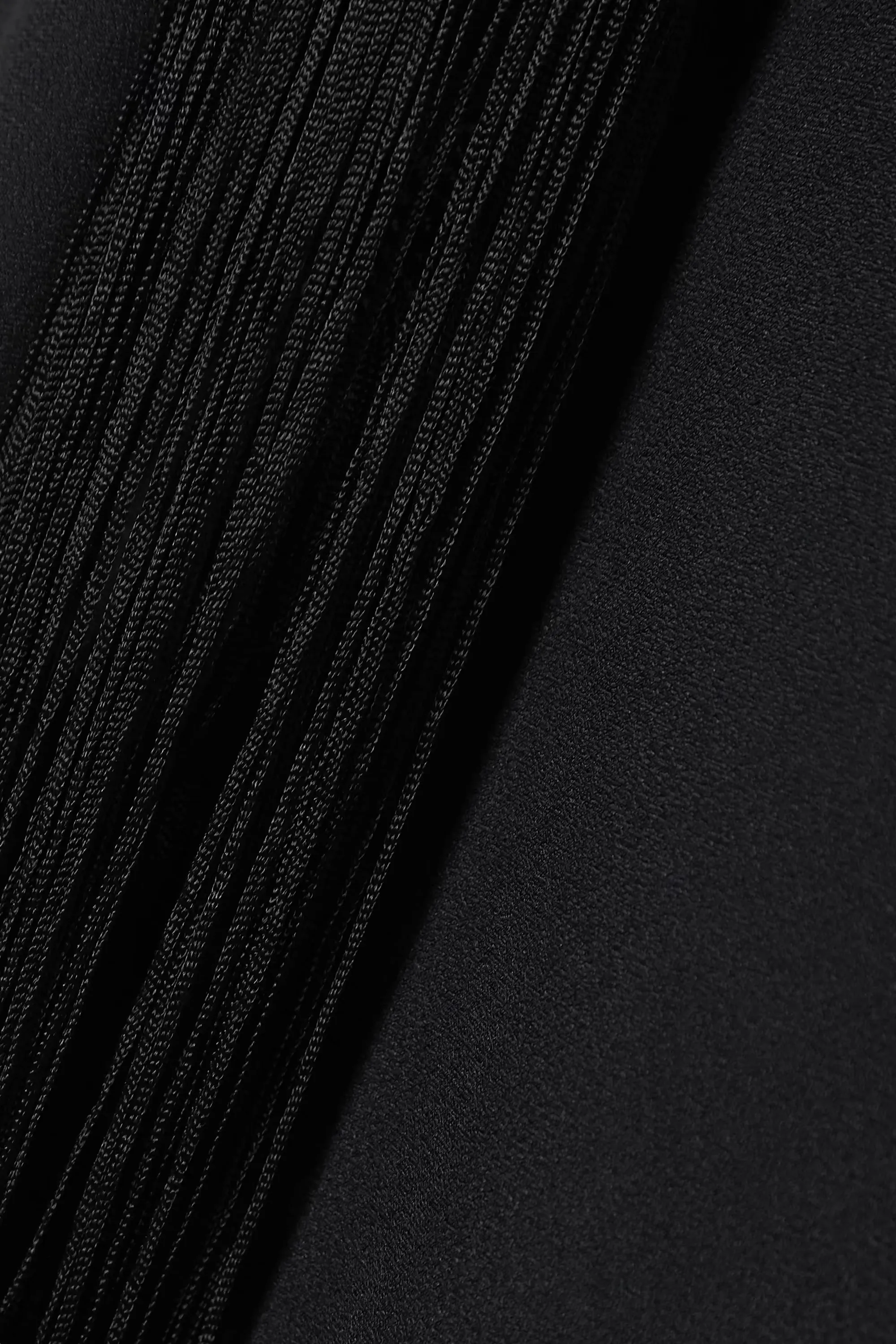 Enchanted Fringe Kaftan (Black)