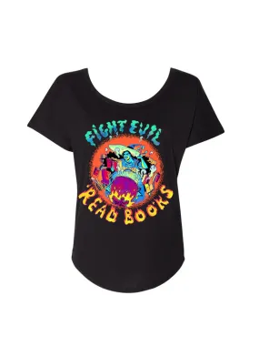 Fight Evil, Read Books Women’s Relaxed Fit T-Shirt (2020)