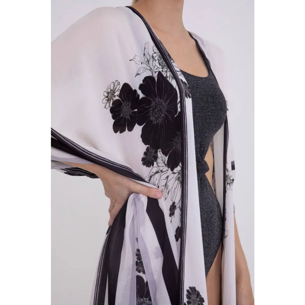 Floral Swim Kimono