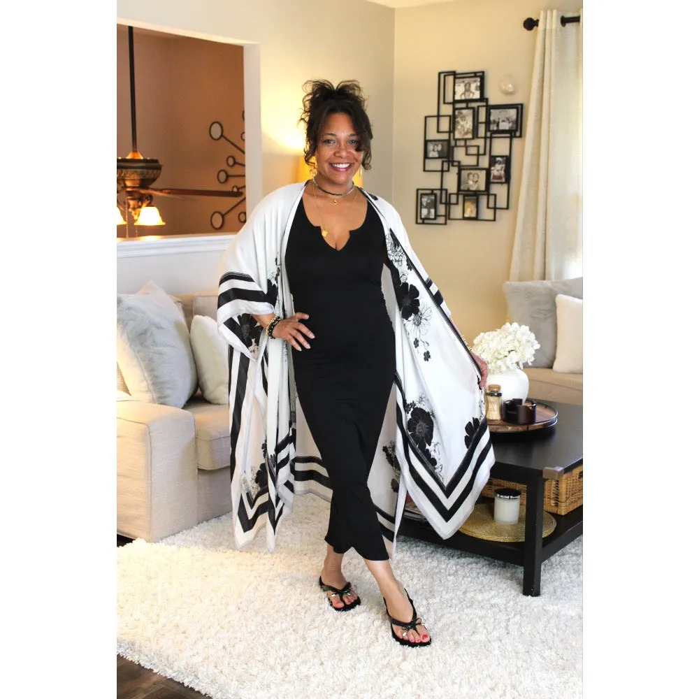 Floral Swim Kimono