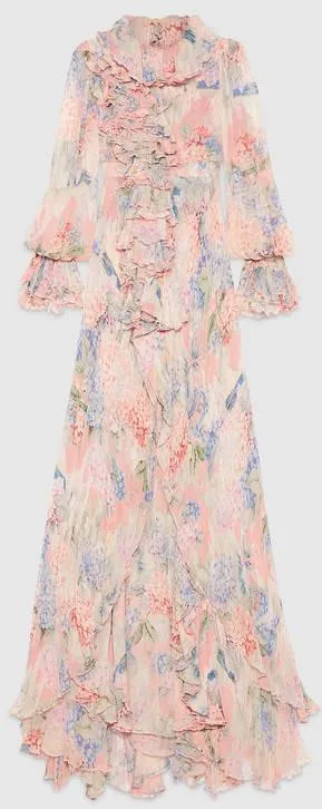 Hydrangea Ruffle Gown