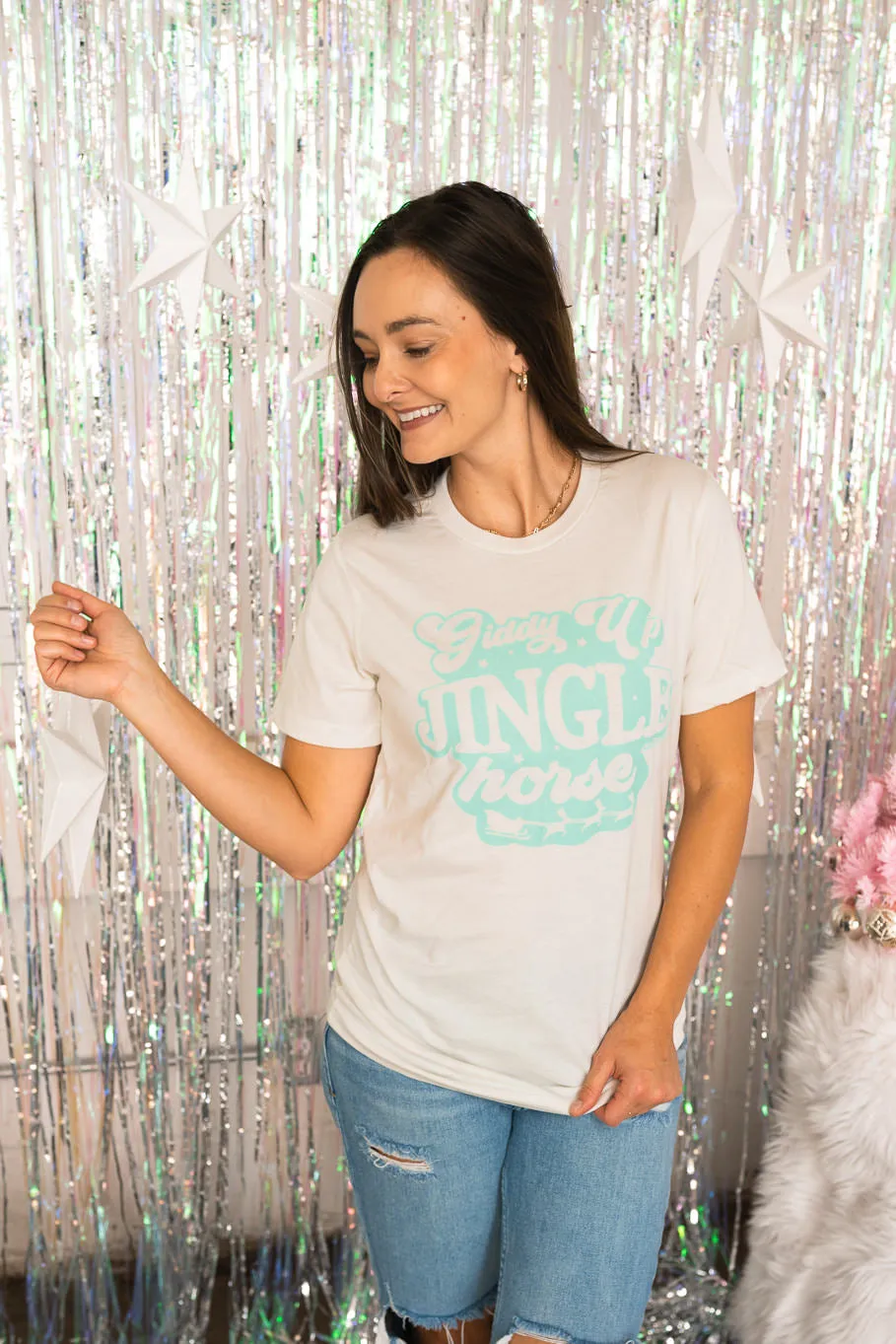 Jingle Horse Graphic Tee (3 colors) | Sizes S - 3X