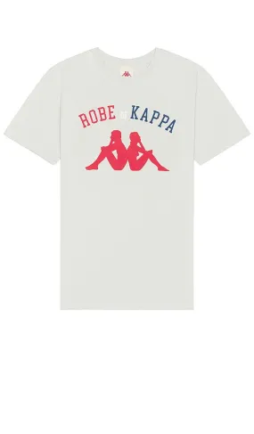 Kappa x Robe Giovani Natura Tee in Light Grey