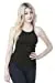 Khanomak Sleeveless Ribbed High Neck Cami Tank Top